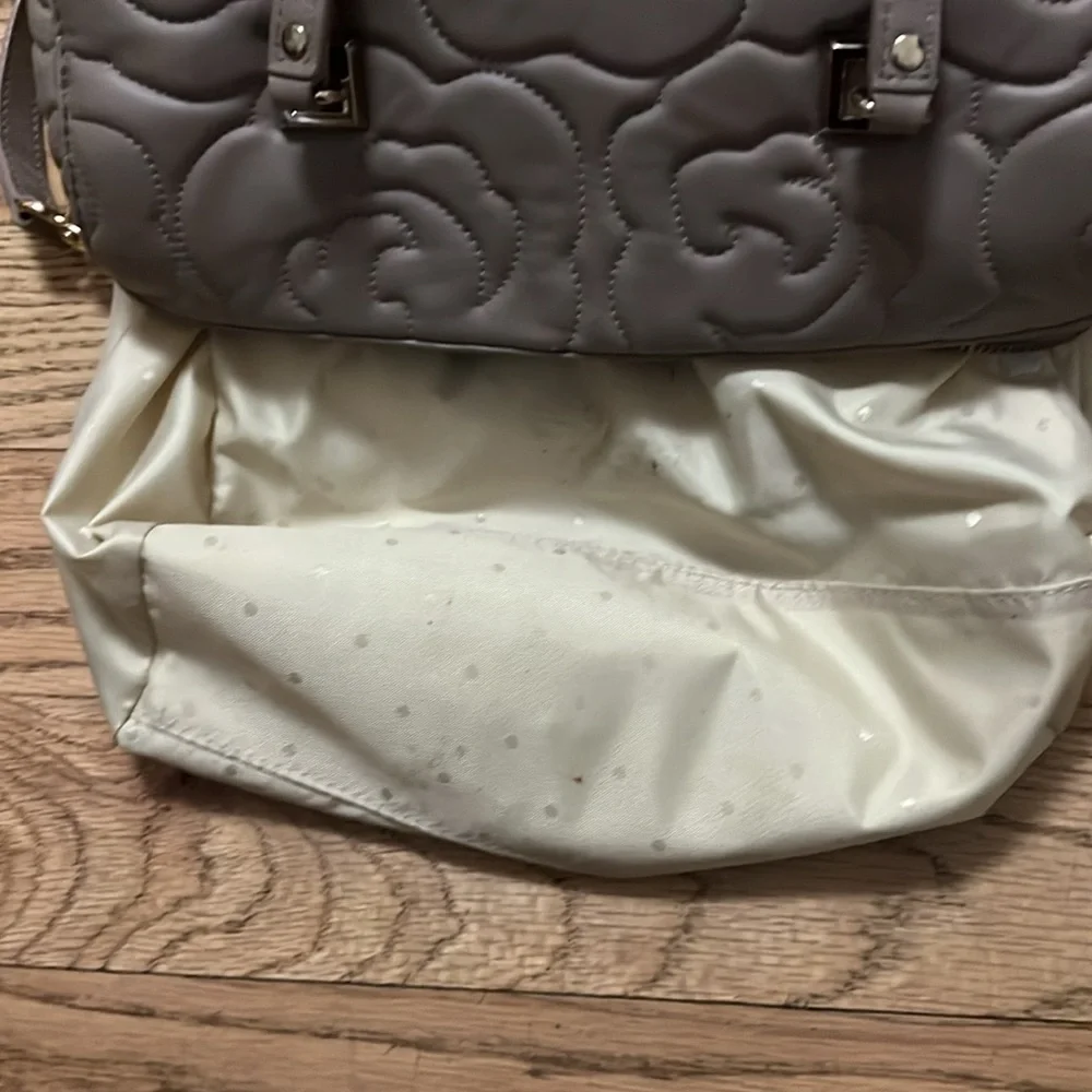 Kate Spade Sedgwick Lane Rose Kensey Beige Quilted‎ Bag
